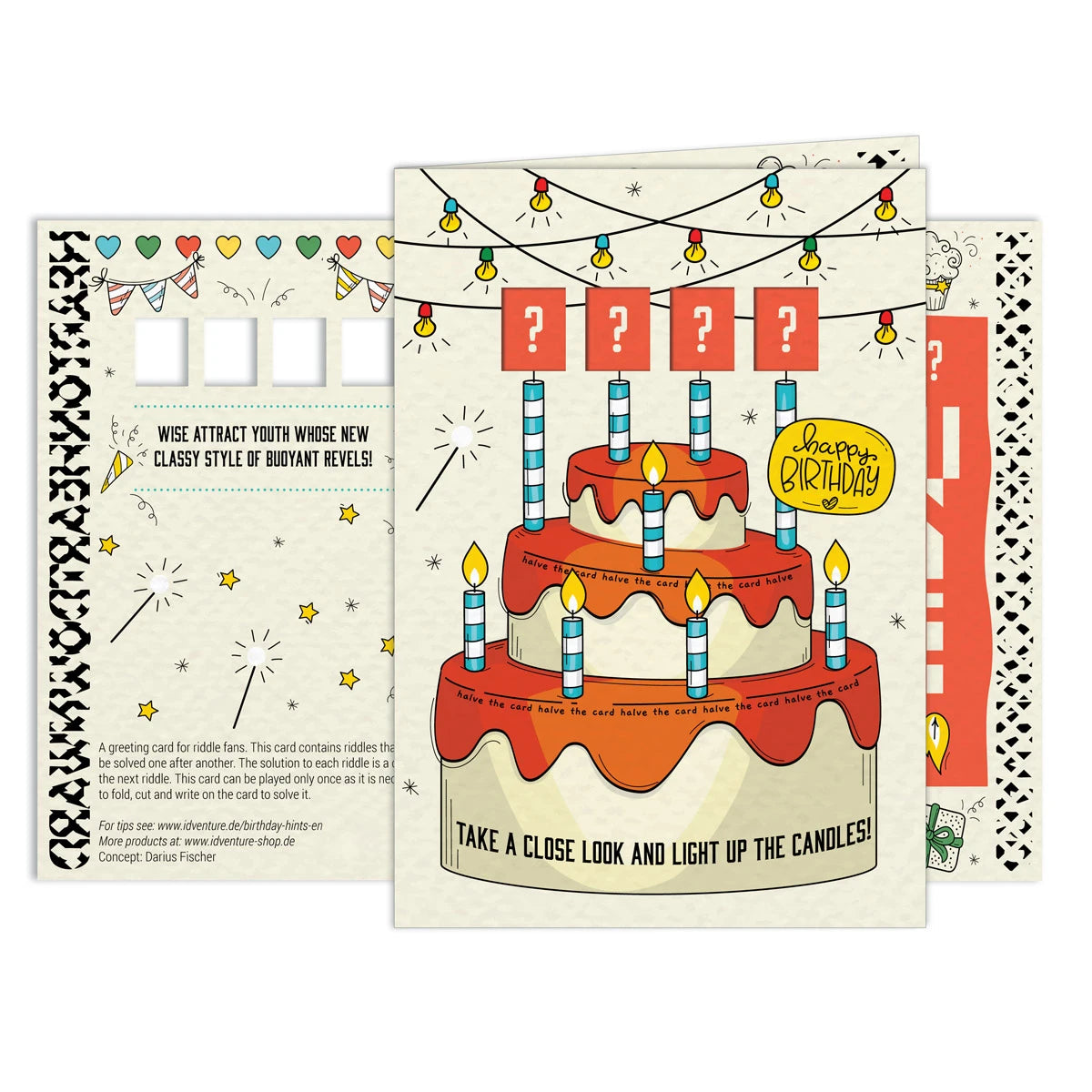 iDventure Happy Birthday" Escape Greeting Card English