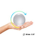 80mm Juggle Dream Crystal Clear Contact Juggling Ball in hand - diameter 80mm/3.15"