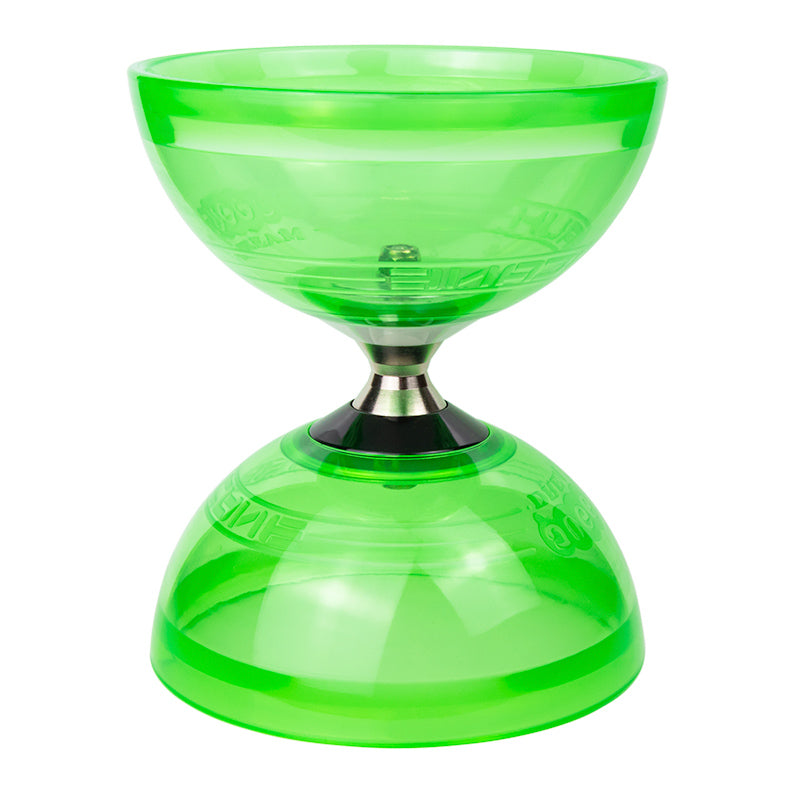 Green colour vertical standing Hurricane Diabolo