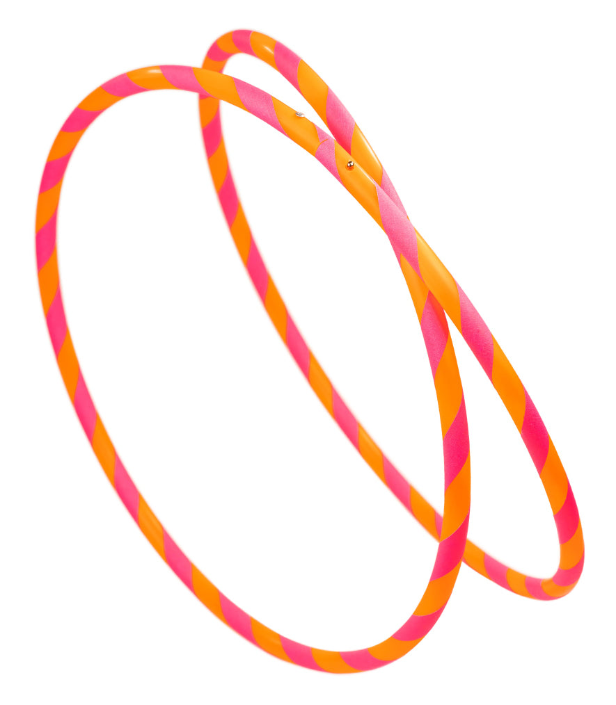 Juggle Dream Flex Elastic Hoop folded - pink/orange colour