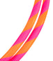 Juggle Dream Flex Elastic Hoop - pink/orange colour - close up picture