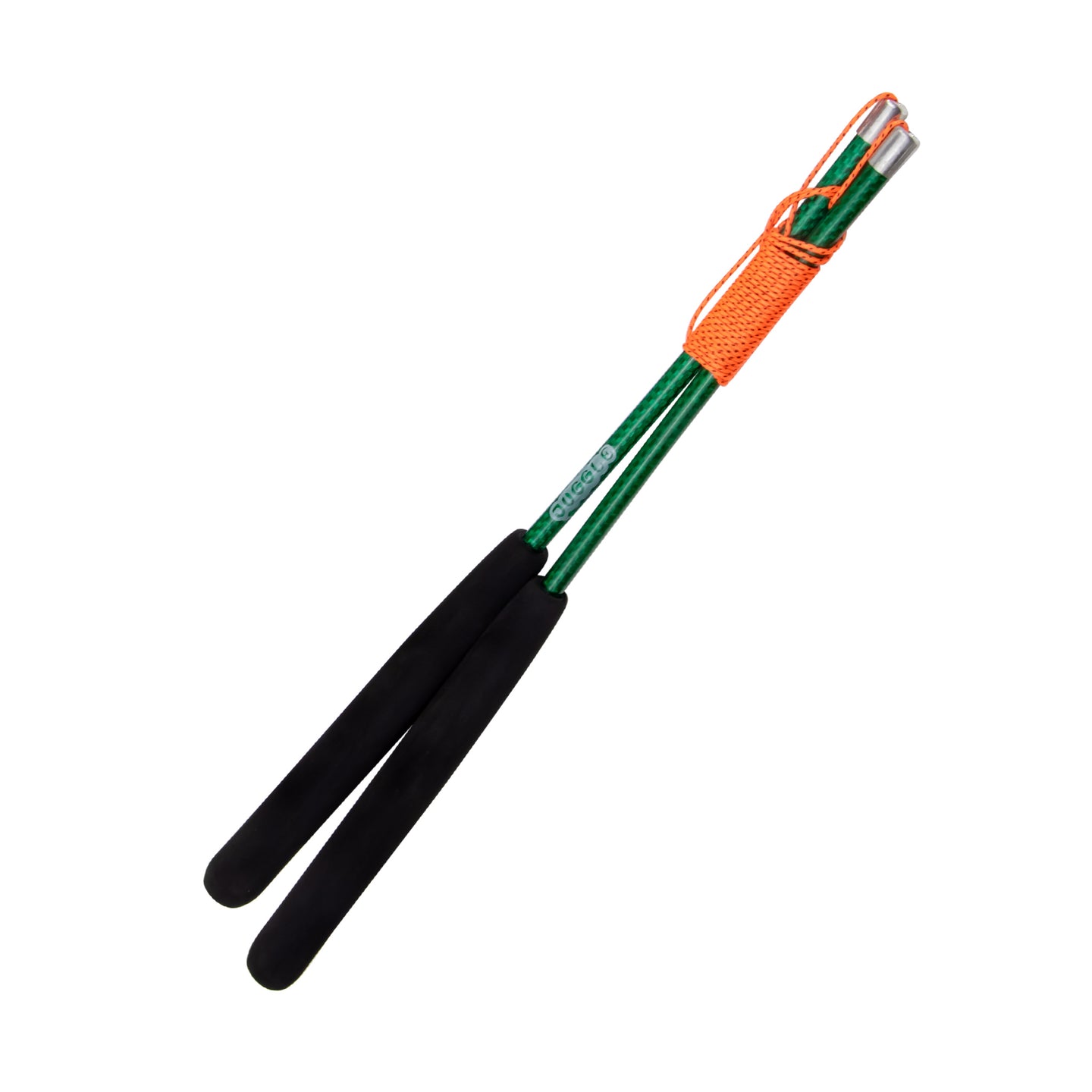 Green Diabolo Handsticks sideway