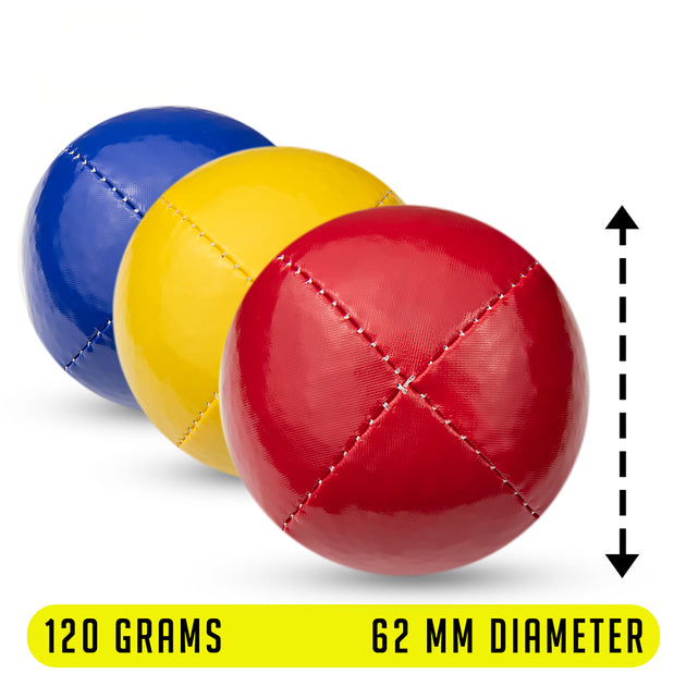 Juggle Dream Set of 3 Professional Juggling Balls - specifications - 120g, 62 mm diameter