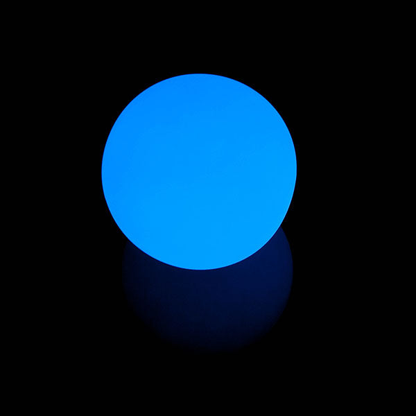 LED Contact Ball glowing in blue