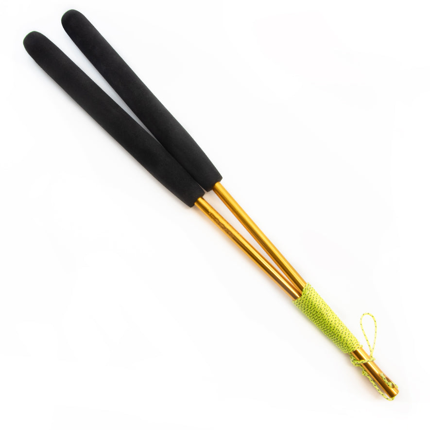 Juggle Dream Anodised Aluminium handstick - golden colour