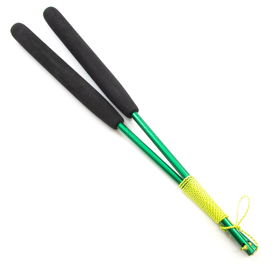 Juggle Dream Anodised Aluminium handstick - green colour