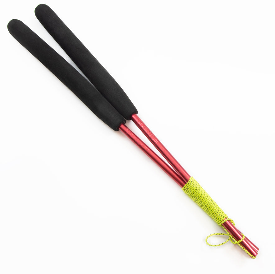 Juggle Dream Anodised Aluminium handstick - red colour