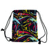 Back side of empty Juggle Dream Drawstring Bag