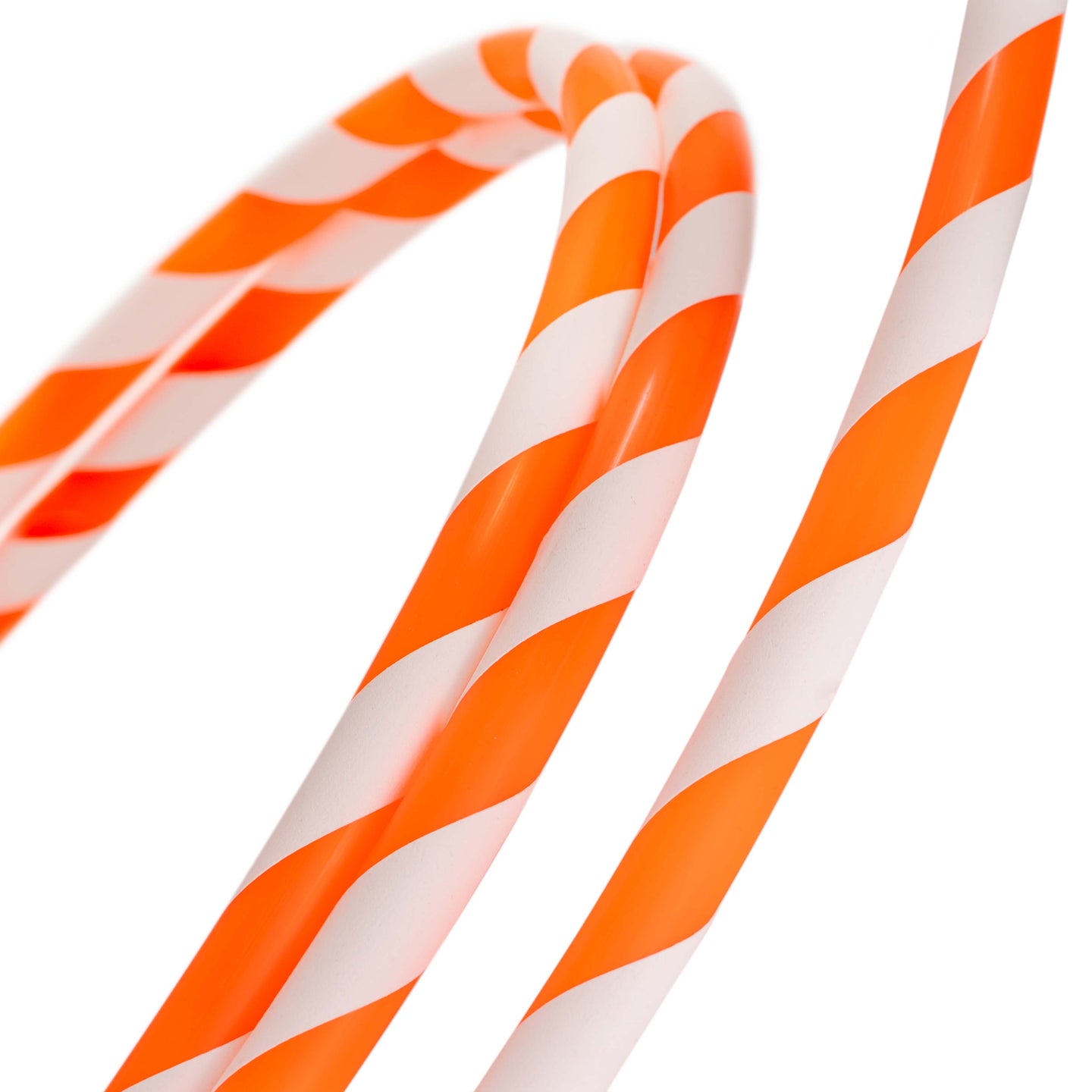 Juggle Dream Flex Elastic Hoop - white/orange colour - close up picture