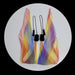Bent over rainbow colours Scarf Poi