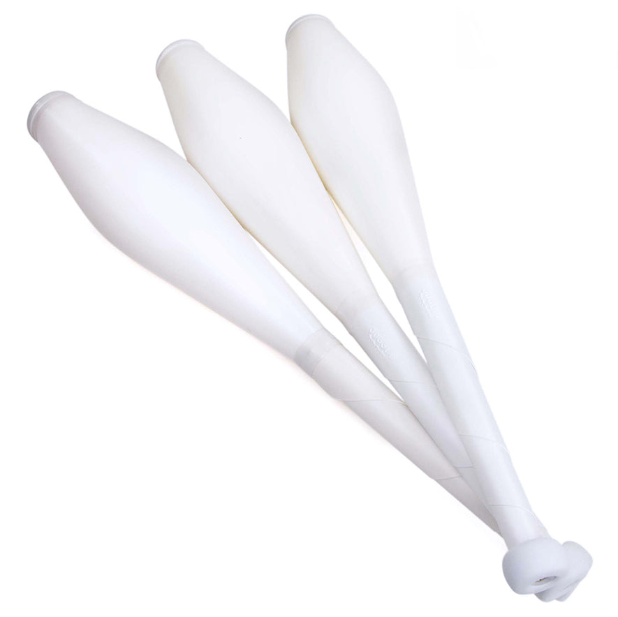 Three Juggling Clubs of white colour