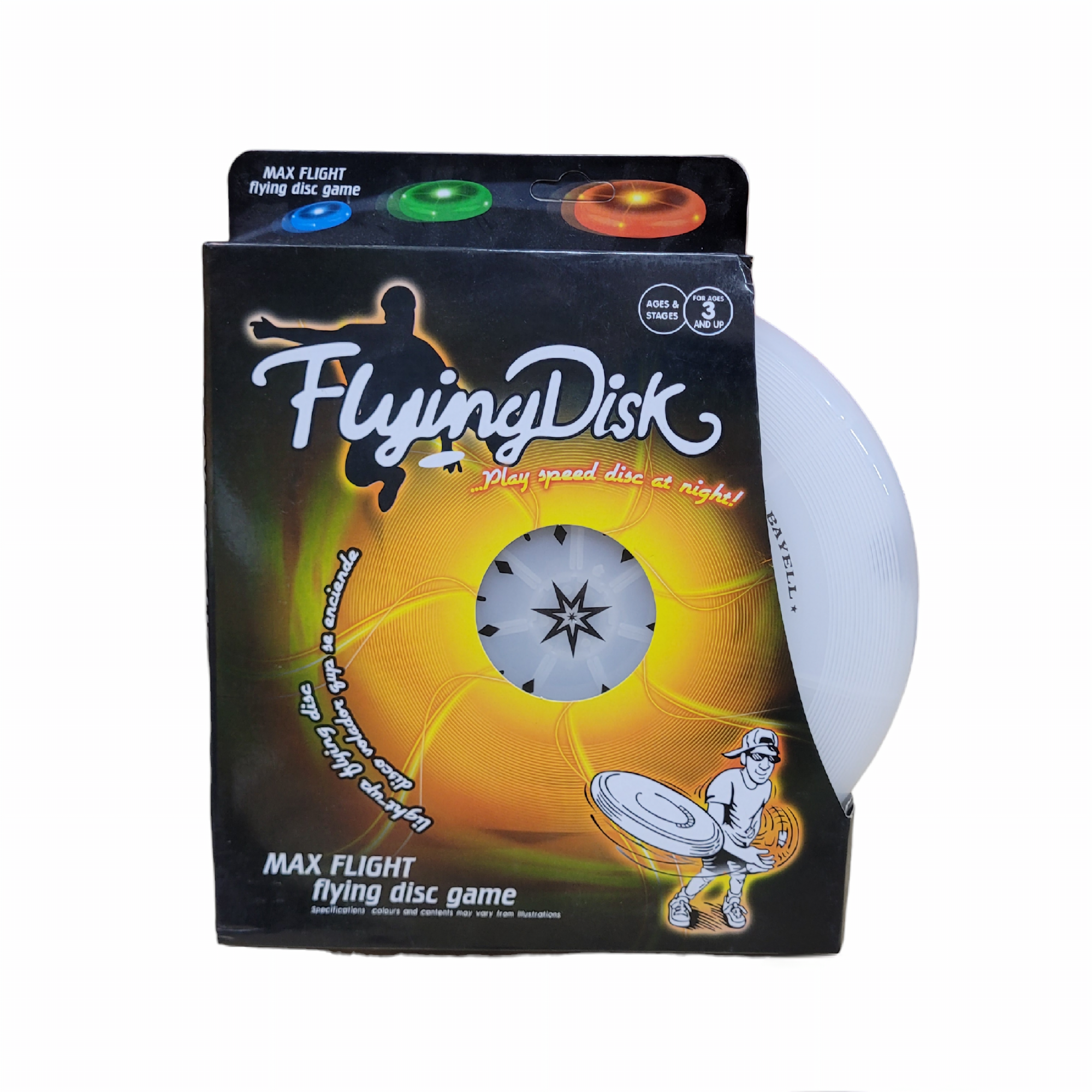 Flying Disk Flashing LED Frisbee - Bargain Basement