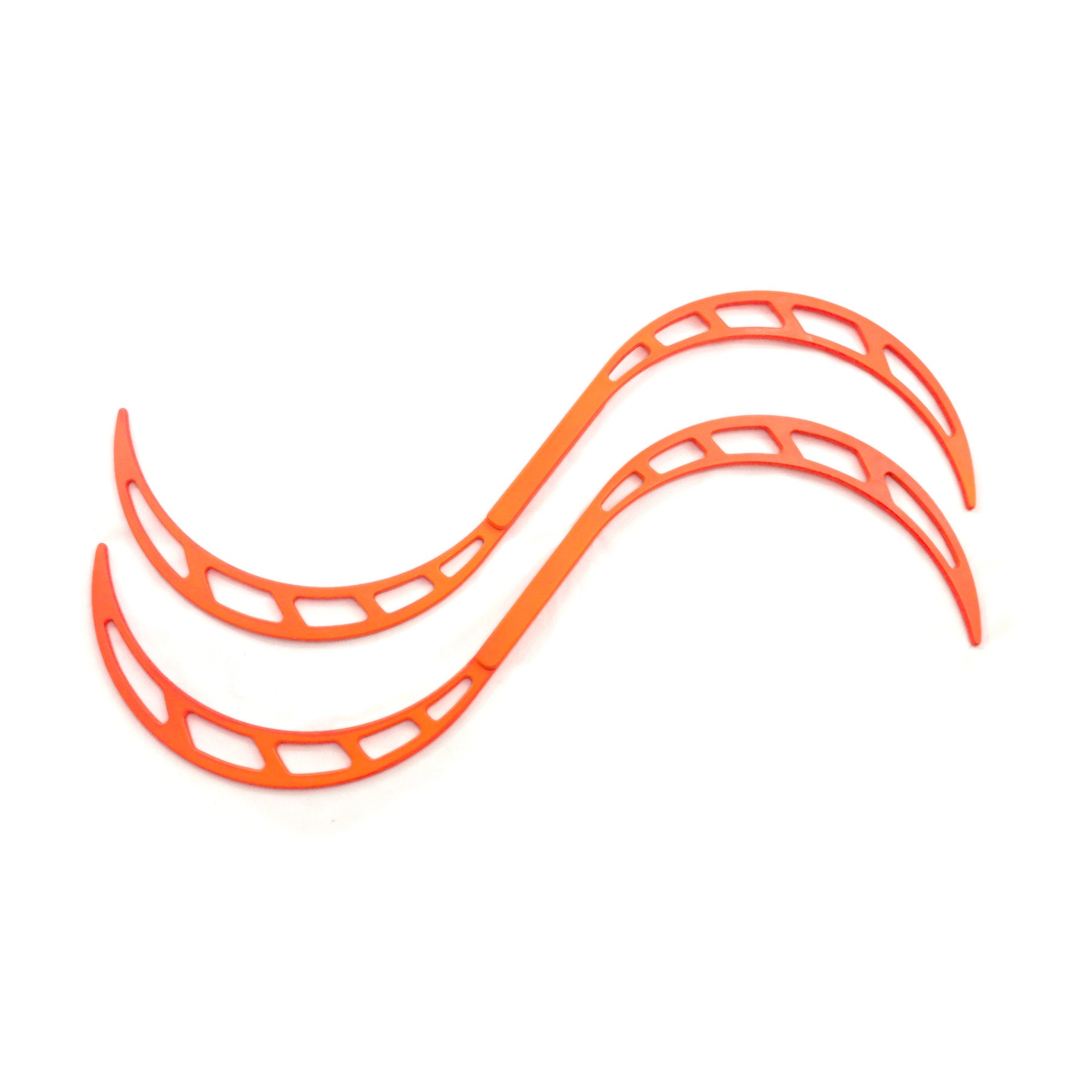 Flowgeng Pair With Lattice-Stripe Cutouts by Flow DNA - UV Orange