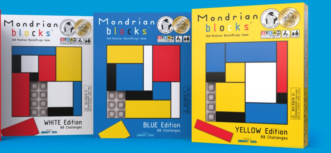 Mondrain Blocks 8x8 Logic Game - Bargain Basement