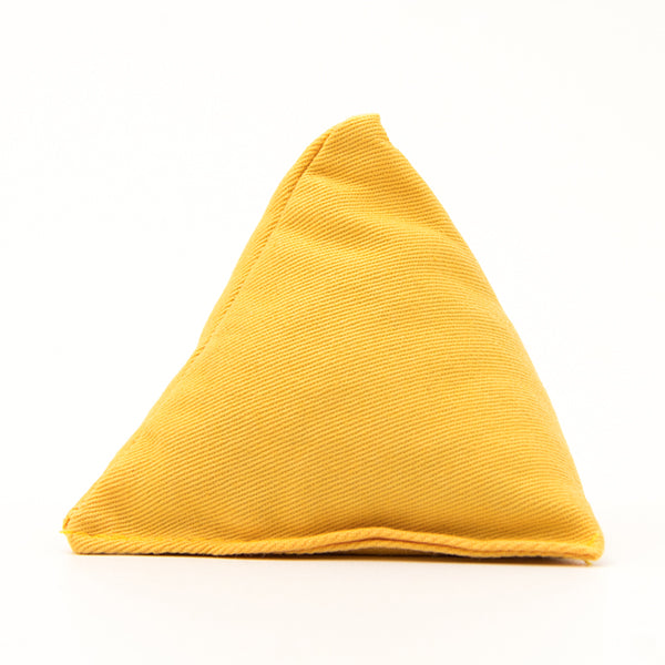 Yellow Bean Bag from the side