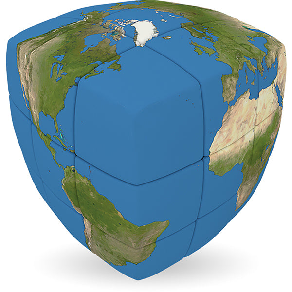 V-Cube EARTH - 2 x 2 x 2 Pillow Cube