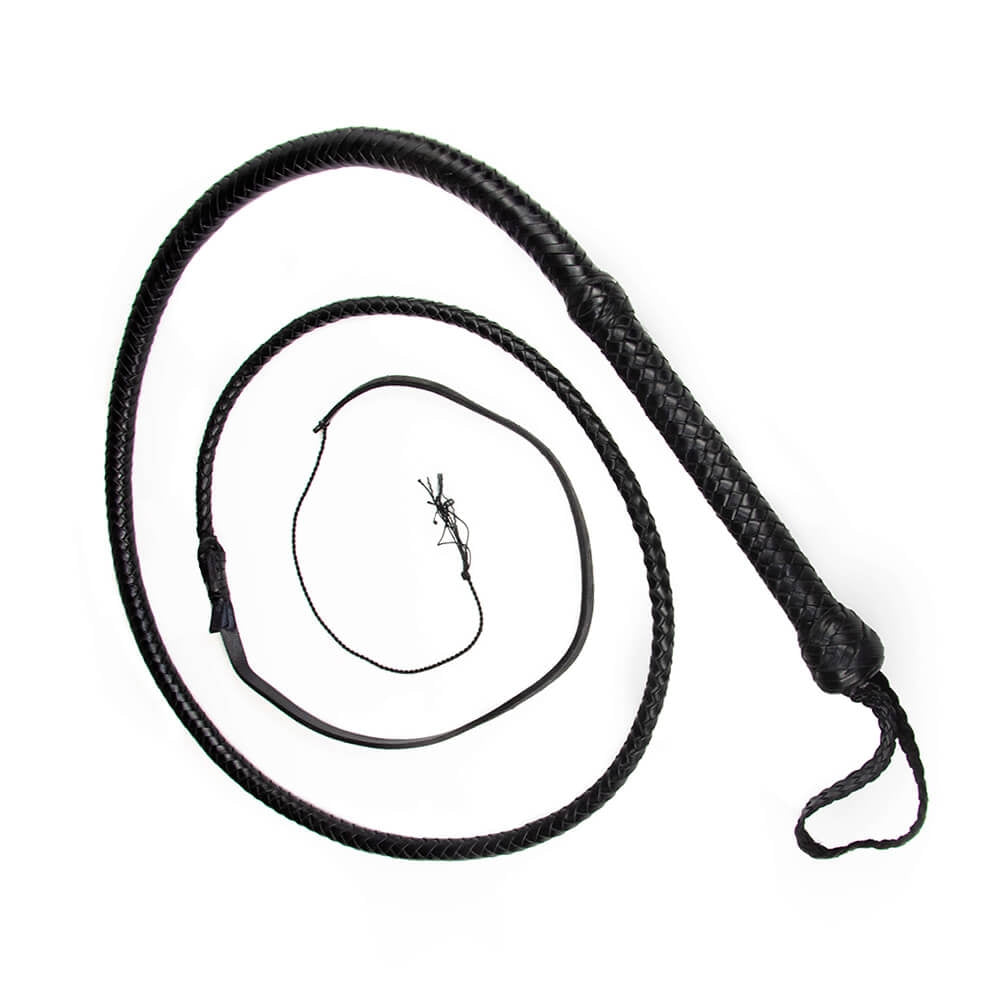 Falcon 4 Foot Leather Bullwhip 