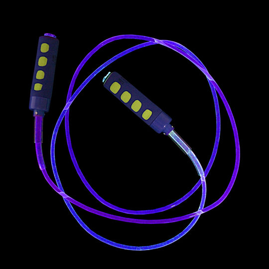 Juggle-light LED Fibre Optic Skipping Jump Rope - Various colours 
