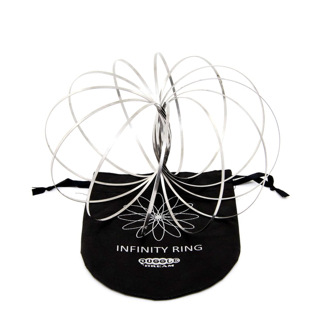Juggle Dream Infinity Ring with bag
