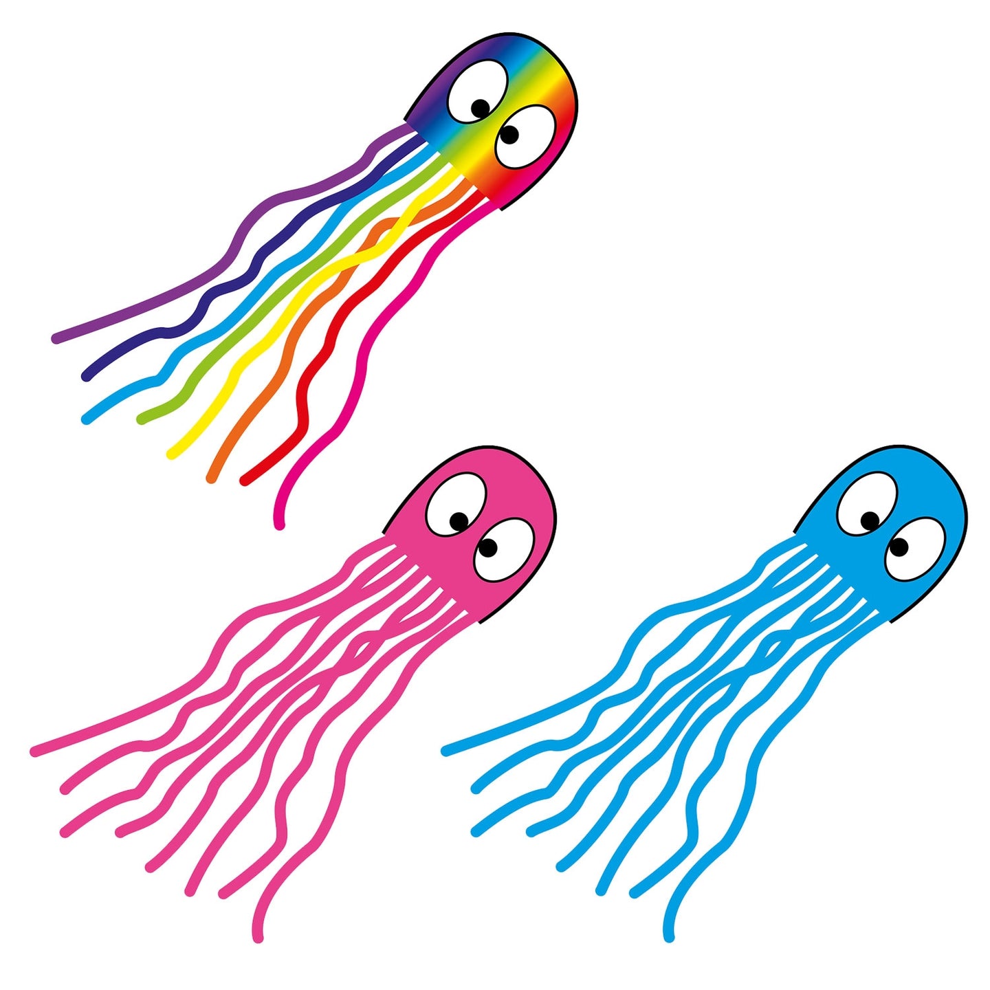 Wolkenstuermer Mini Octopus Delta Single Line Traditional Flying Kite - 150cm