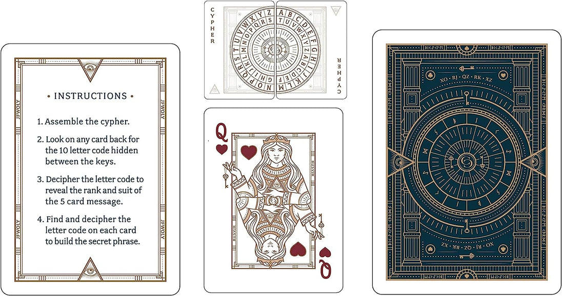Abyssin Decipher Card Bicycle Cypher Playing Card Deck