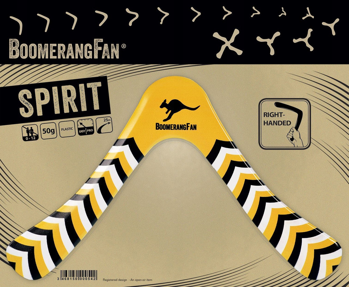 BoomerangFan Spirit Starter Boomerang - Right & Left Handed