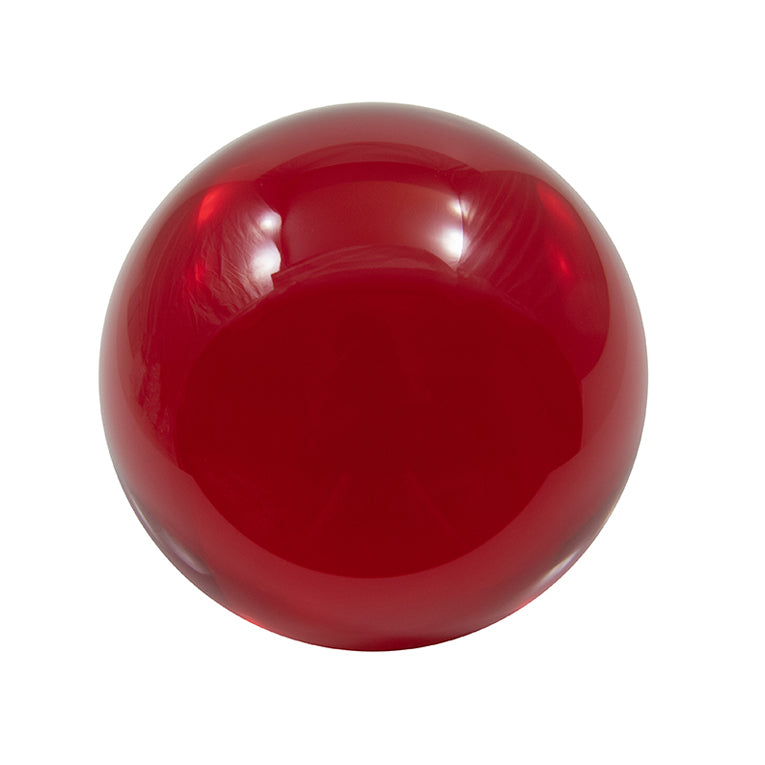 Red Acrylic Contact Juggling Ball