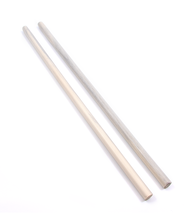 Clear Silicone Devilstick Handsticks Full length 