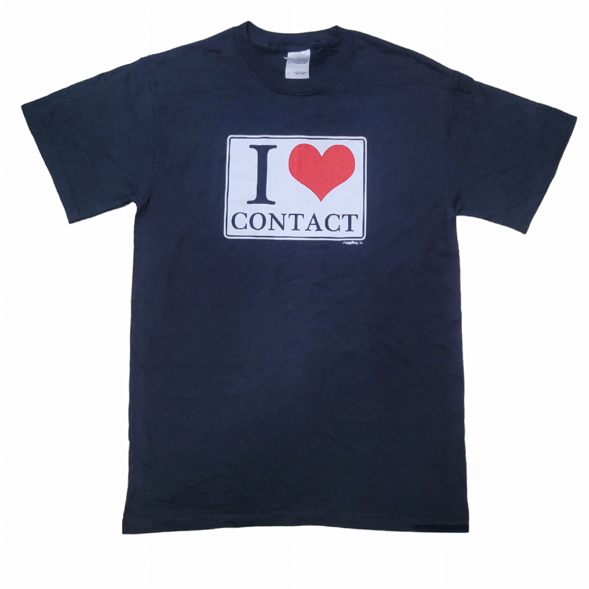 Contact Juggling T-shirt - I Love Contact