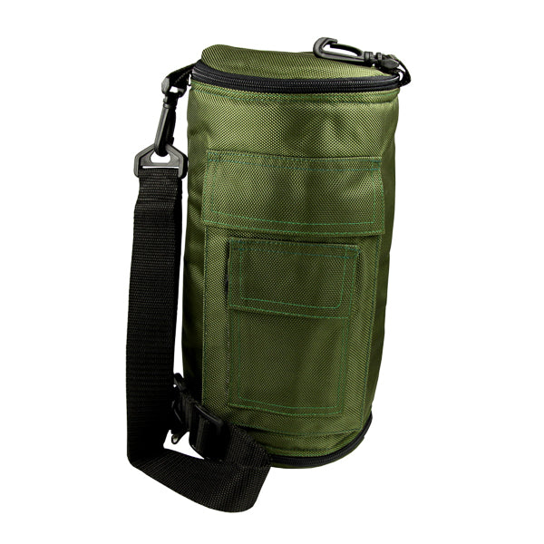 Dark green colour diabolo bag