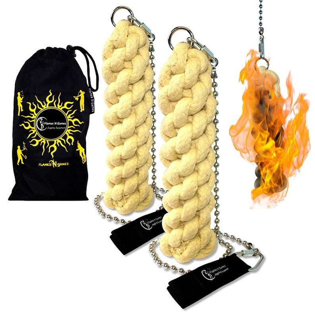 Flames 'N Games Orion Pro Fire Poi Set (Dia.10mm x L2.0m)