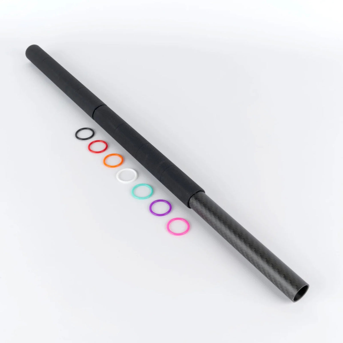 Fusion Carbon Fibre Pure End with End Caps (Single) - Flow Arts & Dragon Staff