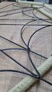KT Black 'Wings' Rope Fire Fan Pair - Oddballs