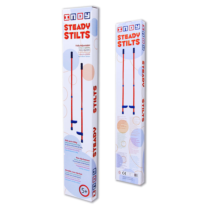Indy Steady Stilts packaging front and back sides