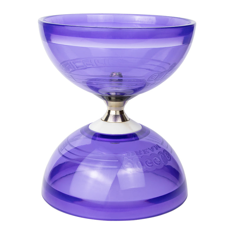 Purple colour vertical standing Hurricane Diabolo