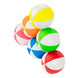 A pyramid of Juggling Balls from the side