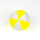 Yellow Star Pro 6-Panel Juggling Ball