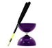 Juggle Dream Big Top Bearing Diabolo & Superglass Diablo Sticks - purple colour