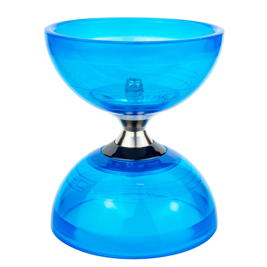 Juggle Dream Cyclone Quartz 2 Diabolo front - blue colour