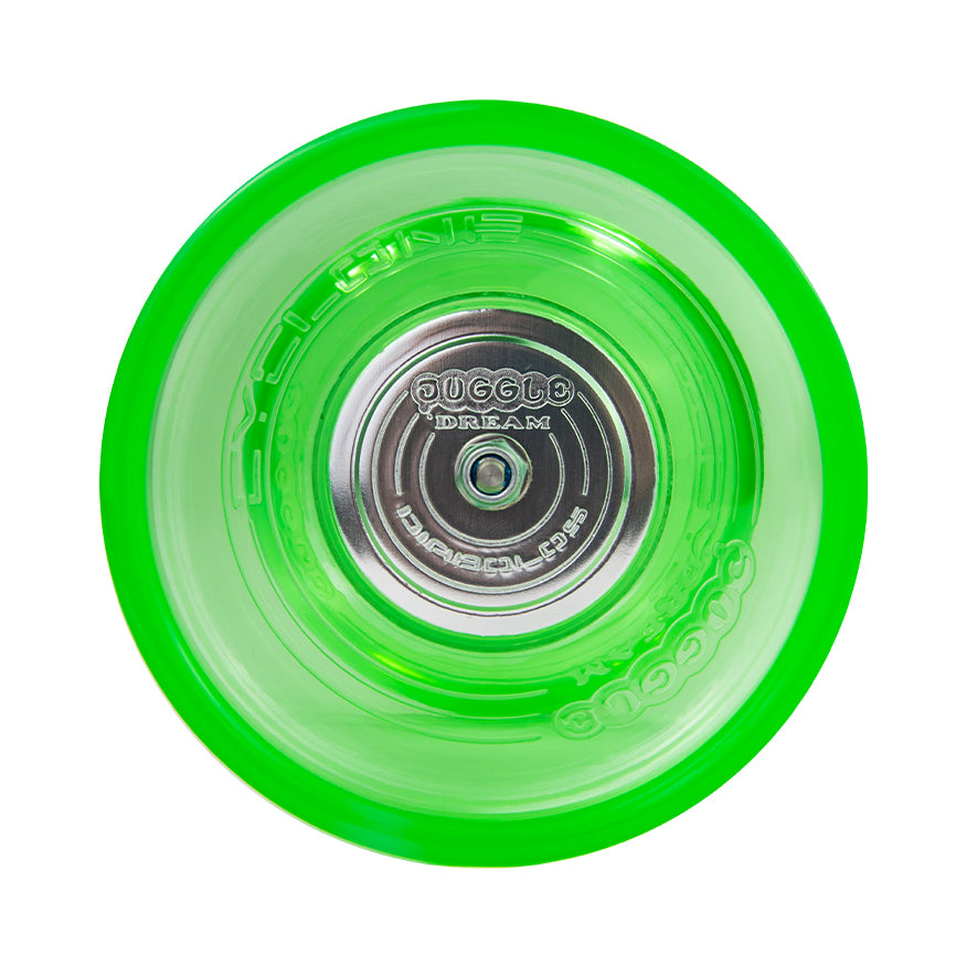 Juggle Dream Cyclone Quartz 2 Diabolo cup - green colour