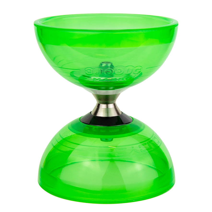 Juggle Dream Cyclone Quartz 2 Diabolo front - green colour