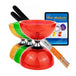 Cyclone Quartz Diabolo Set with Handsticks and Learning Video on Tablet