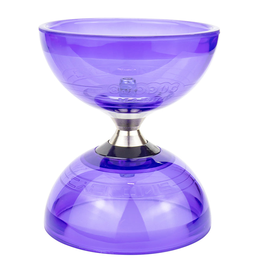 Juggle Dream Cyclone Quartz 2 Diabolo front - purple colour