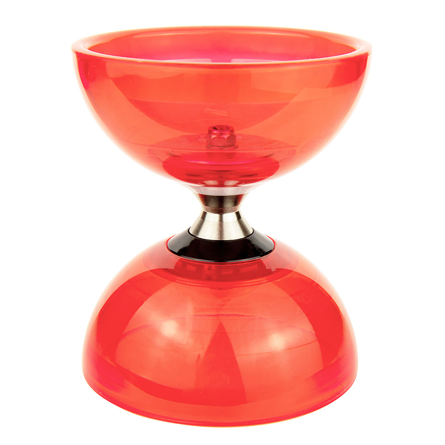 Juggle Dream Cyclone Quartz 2 Diabolo front - red colour