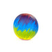 Red / Yellow / Blue / Green Wavey Stripe tye dye juggling ball