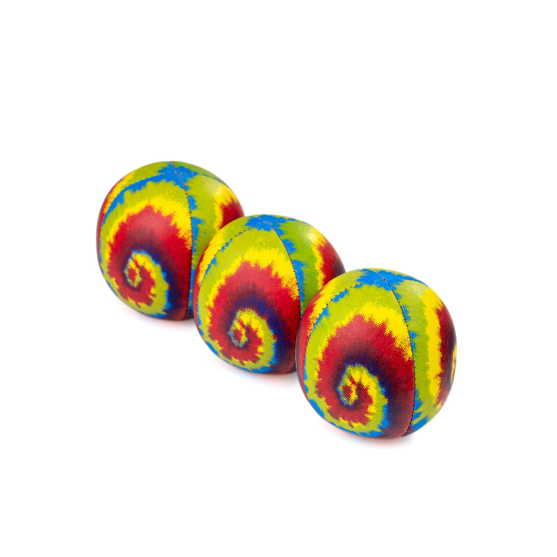 3 Festival Tye Dye Swirls - Red / Yellow / Blue / Green Swirls