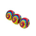 3 Festival Tye Dye Swirls - Red / Yellow / Blue / Green Swirls upside down