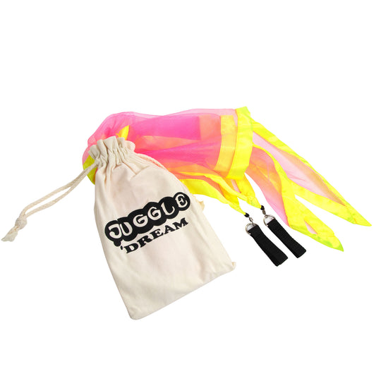 Juggle Dream bag with flag poi inside 