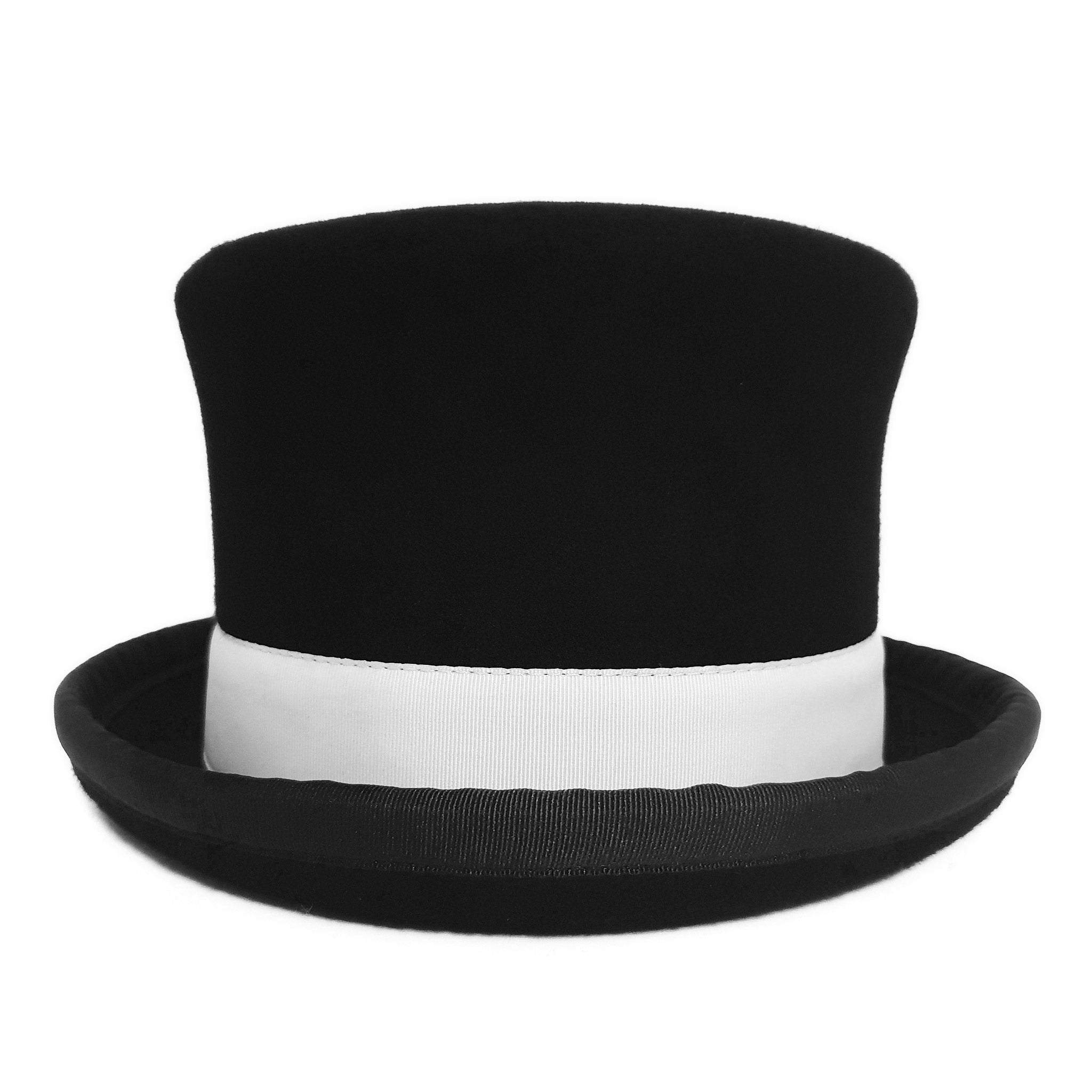 Juggle Dream Juggling Top Hat - Black with White Trim