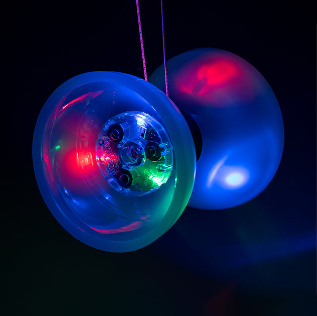 Juggle Dream Carousel Bearing LED Diabolo hanged on the string